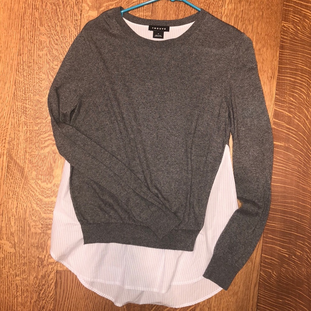 Gray Trouve sweater